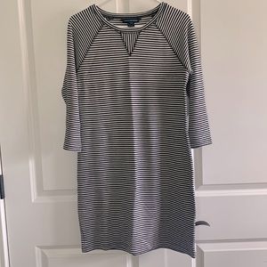 French Connection Mini Dress - B&W with 3/4 Sleeves